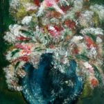 Blandede blomster 60×80